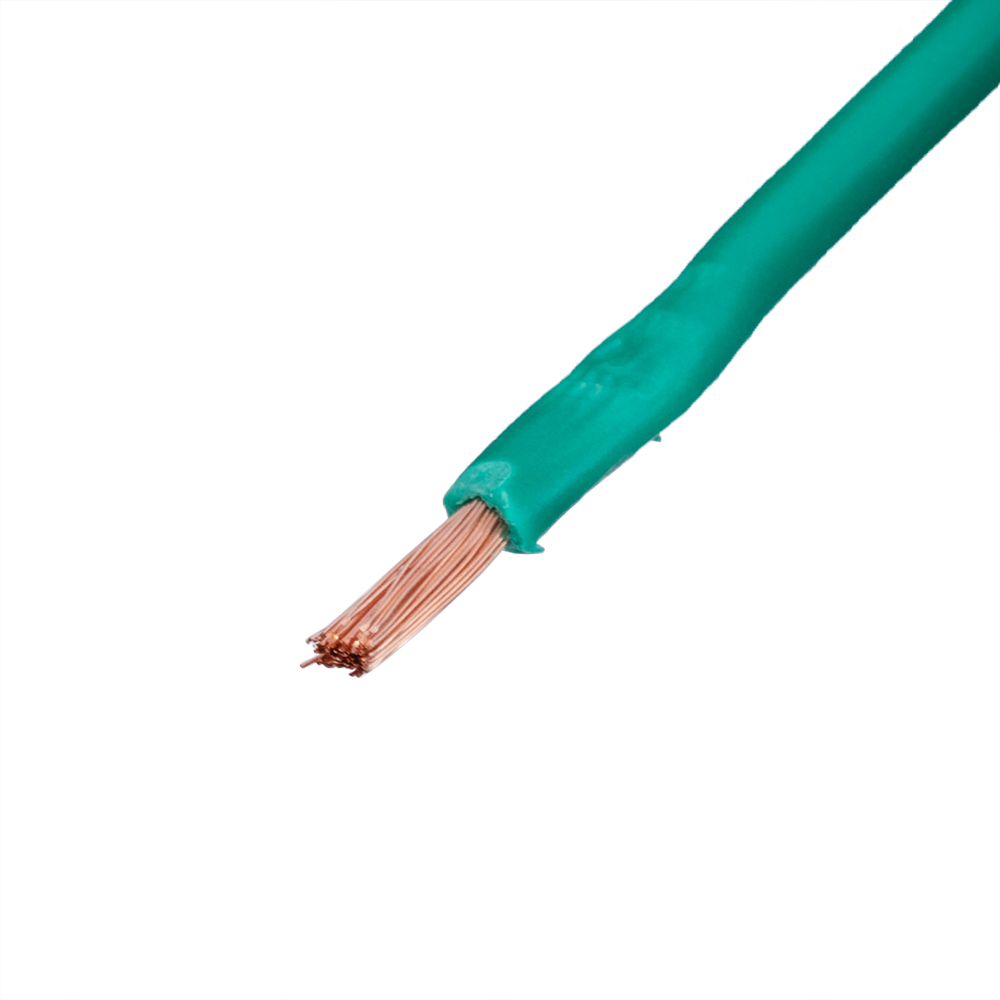 Провід багатожильний 2.5mm² (14AWG/77xD0.20мм, мідь, PVC), зелений