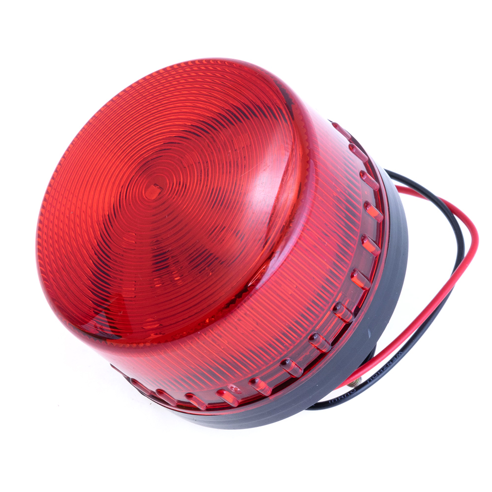Сигнальна лампа червона d73мм