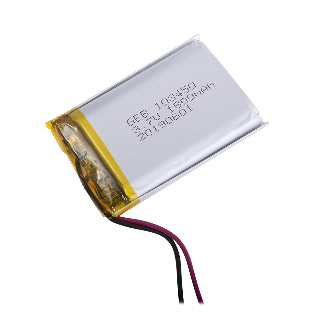 LiPo 1800 mAh, 3,7V, 10x34x50мм GEB акумулятор літій-полімерний GEB103450
